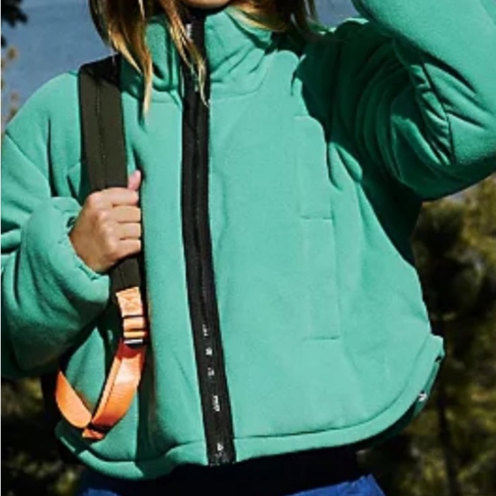 Free People Green Jacket